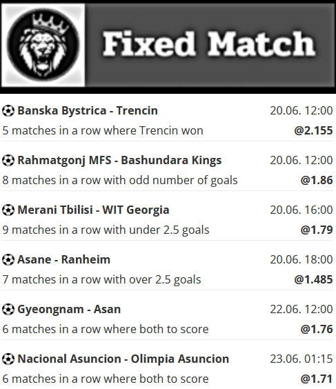 Master Fixed Bets Master Fixed Bets