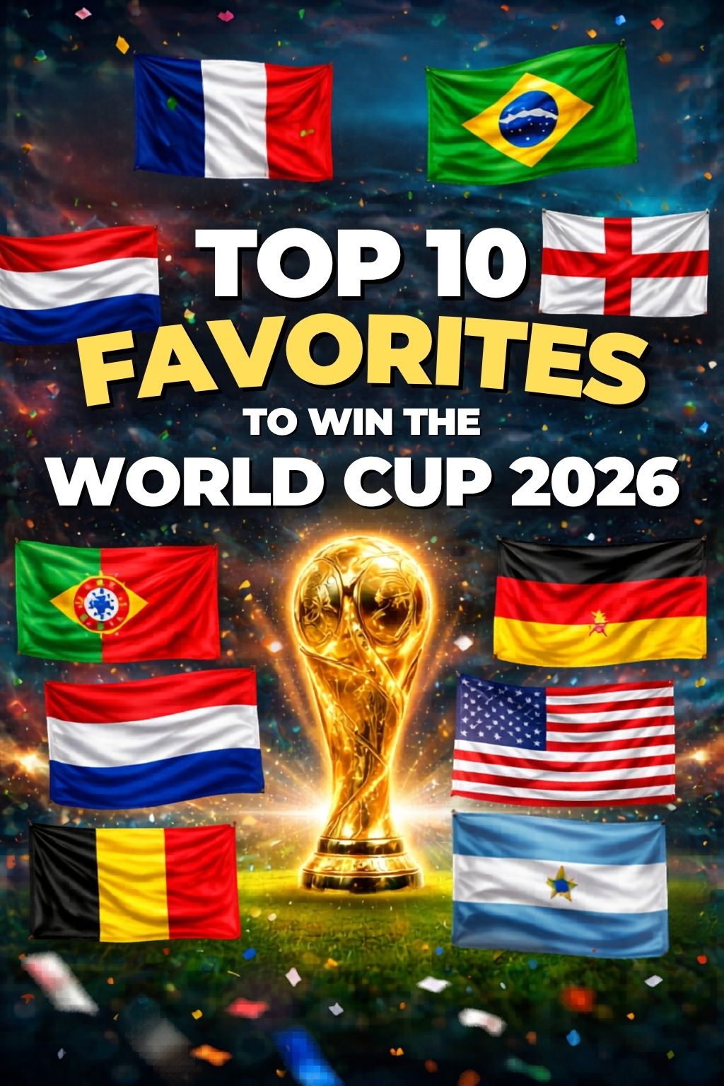 Top 10 Favorites to Win the World Cup 2026 Top 10 Favorites to Win the World Cup 2026