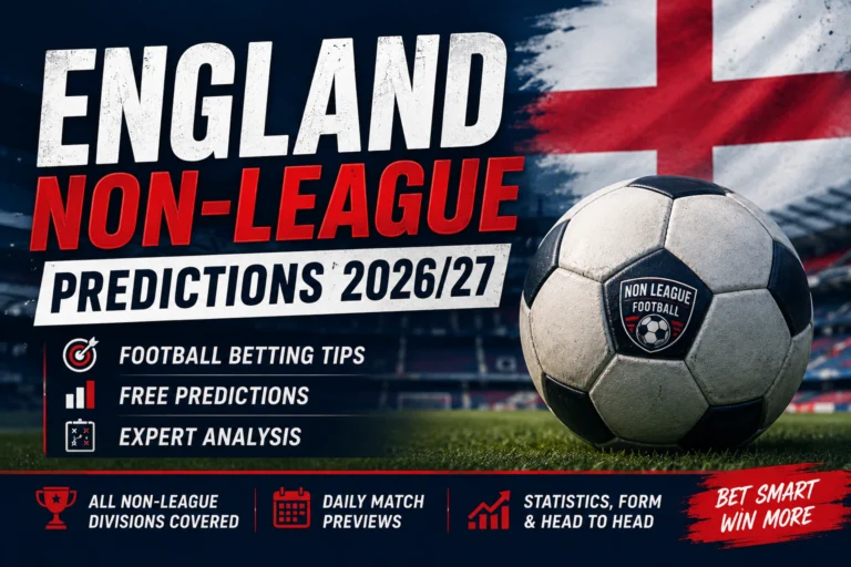 England Non-League Predictions 2026/27